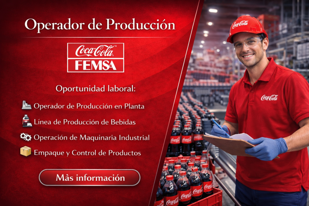 Operador de Producción Coca-Cola FEMSA