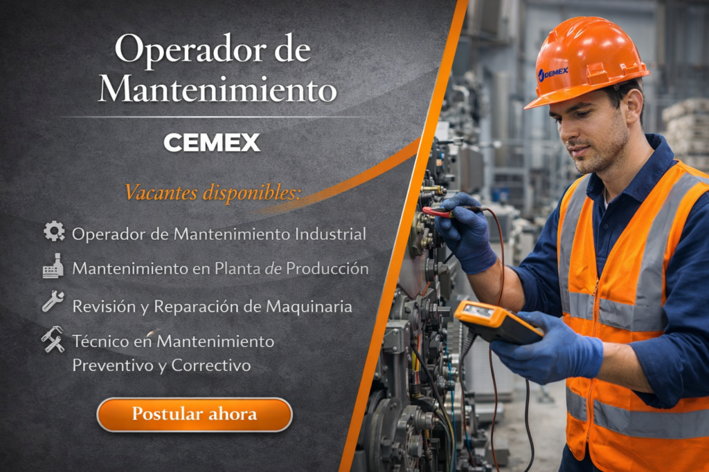 Operador de Mantenimiento CEMEX