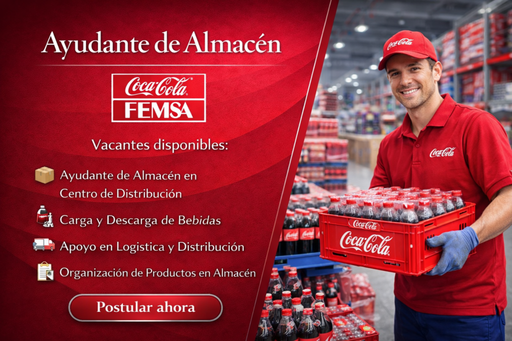 Ayudante de Almacén Coca-Cola FEMSA